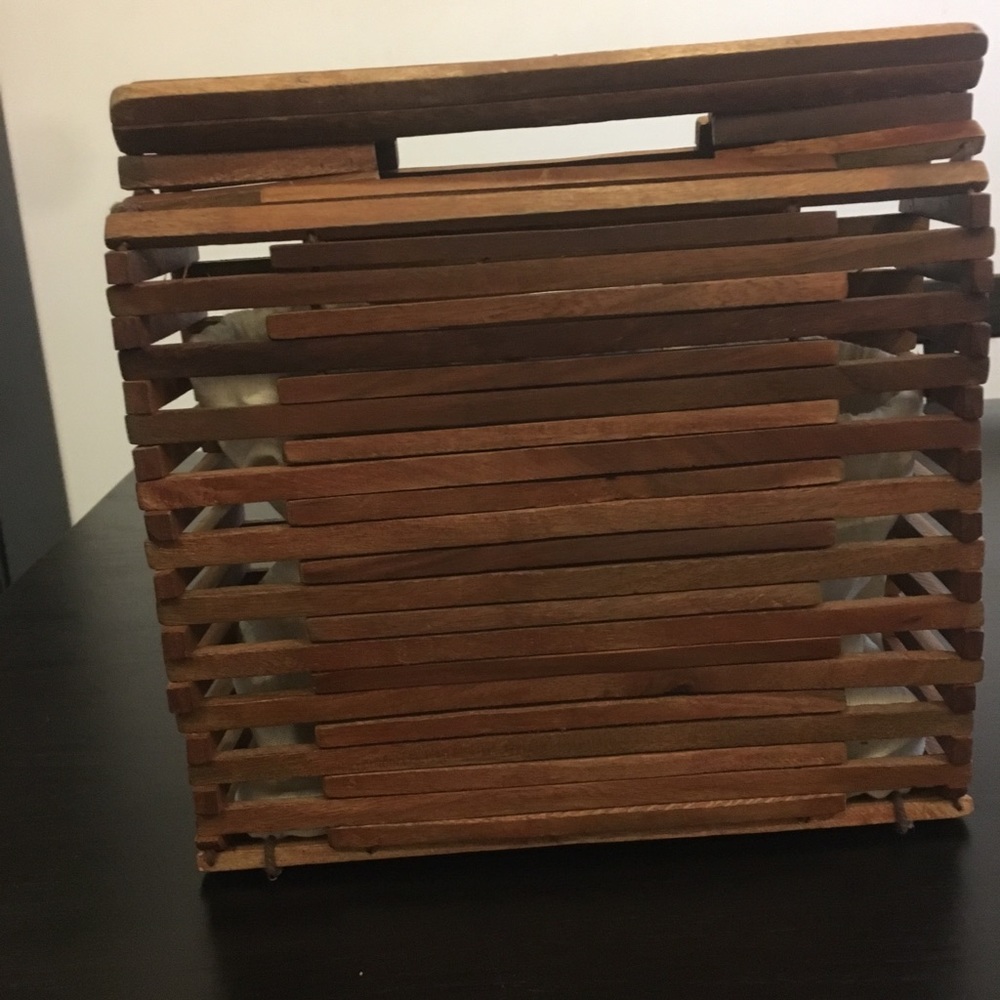 Zara wooden tote.